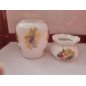 Vintage Aynsley Fine Bone China Vase and Sugar Bowl Set – Floral England
