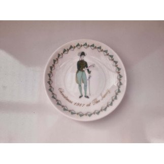 Vintage Royal Doulton Savoy London Plate H.M. The Queen Mother 1987