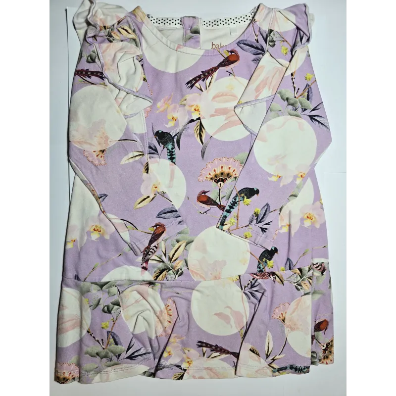 Baker by Ted Baker Baby Girl Floral Bird Dress 9–12 Months | Pre-Loved